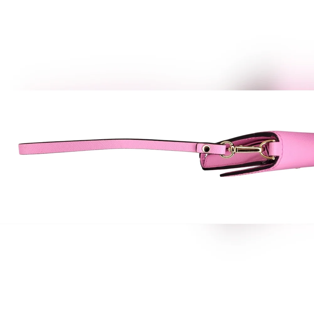 Kate Spade Saffiano Leather Pink Wristlet Wallet